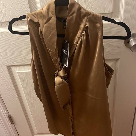 Lauren Ralph Lauren NWT Gold Champagne Color Medium - Picture 2 of 5